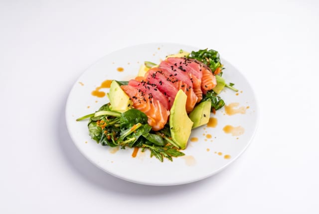 Sashimi Salad.
