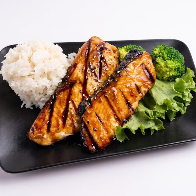 Salmon Teriyaki.