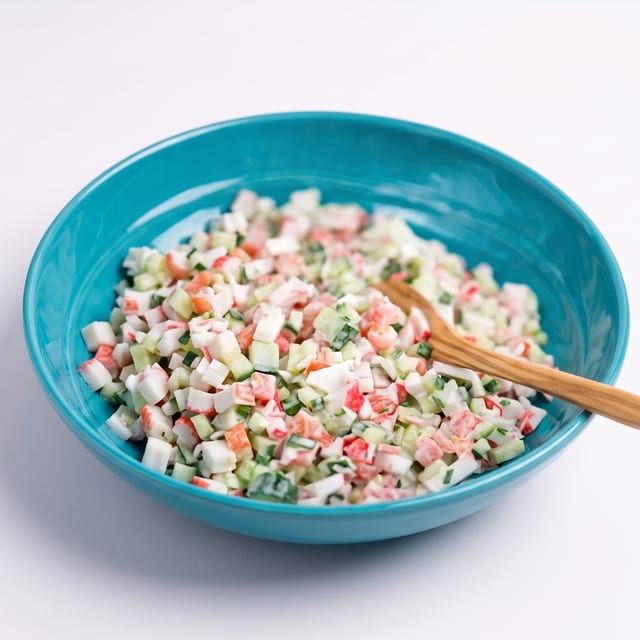 Crab Meat & Cucumber Salad.