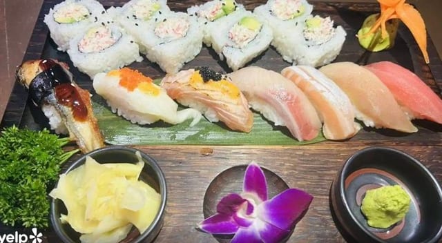 Sashimi & Sushi Combo.